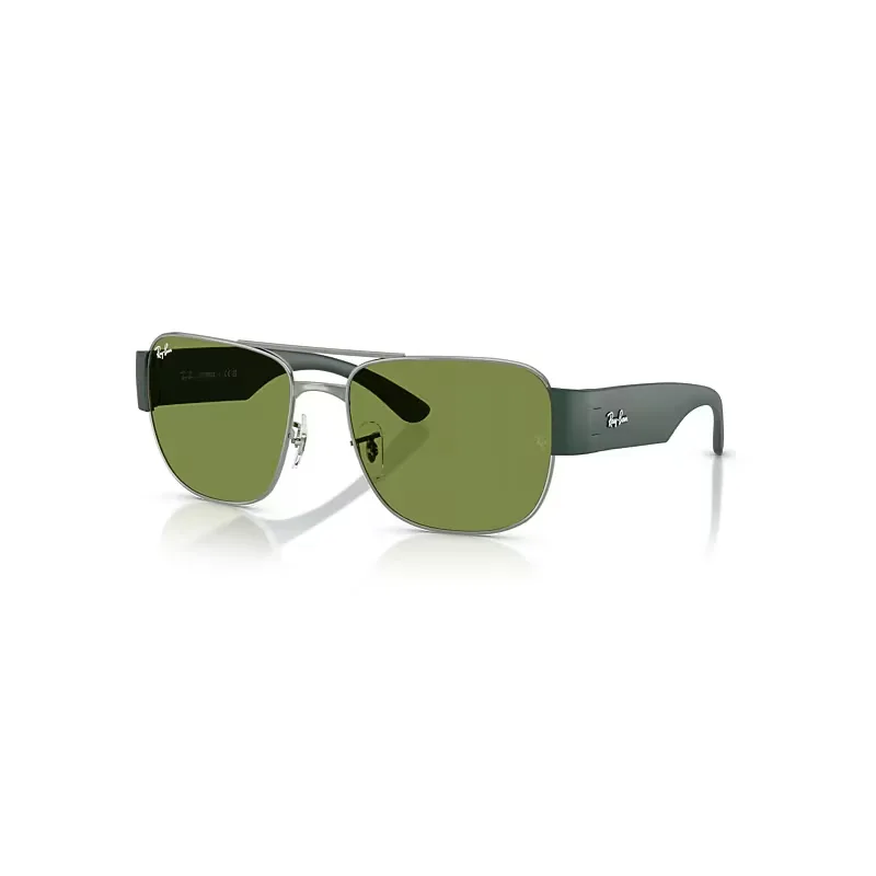Ray-Ban Rb3756 Sunglasses Sand Green Frame Green Lenses 56-18