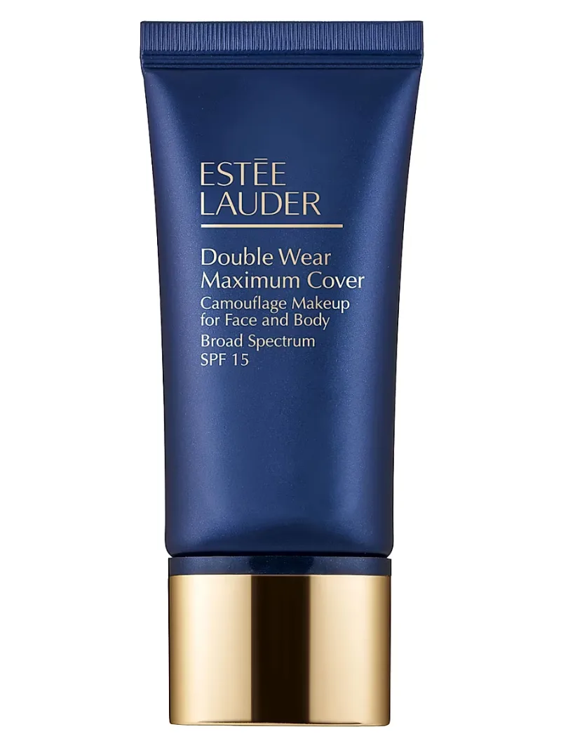 Women's Double Wear Maximum Cover Camouflage Makeup for Face and Body SPF 15 - 3C4 Medium Deep