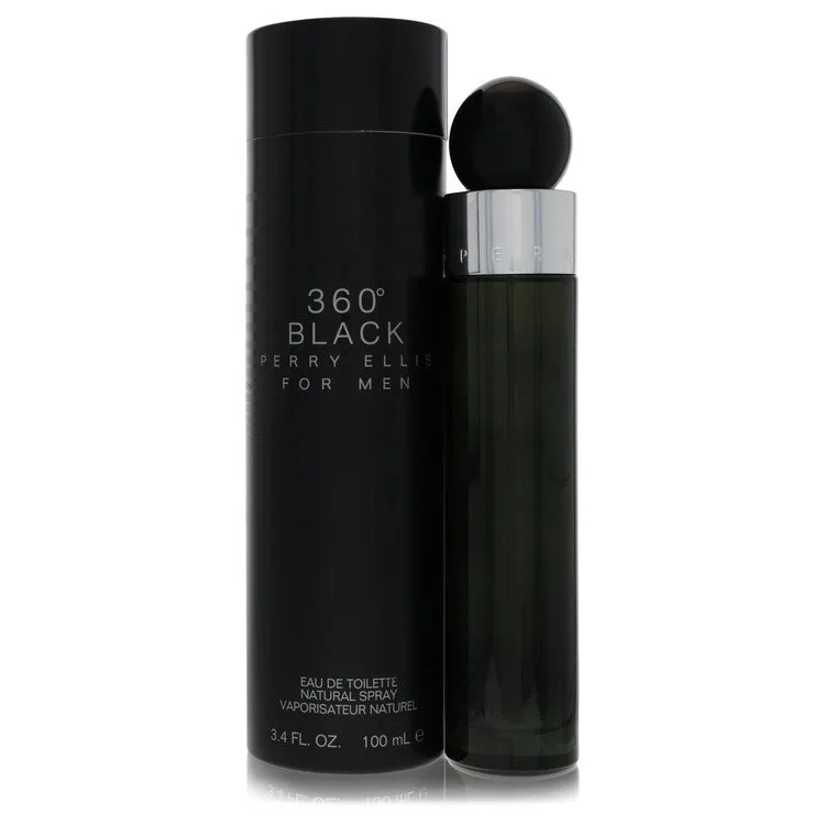 Perry Ellis 360 Black Cologne by Perry Ellis 3.4 oz EDT Spray for Men