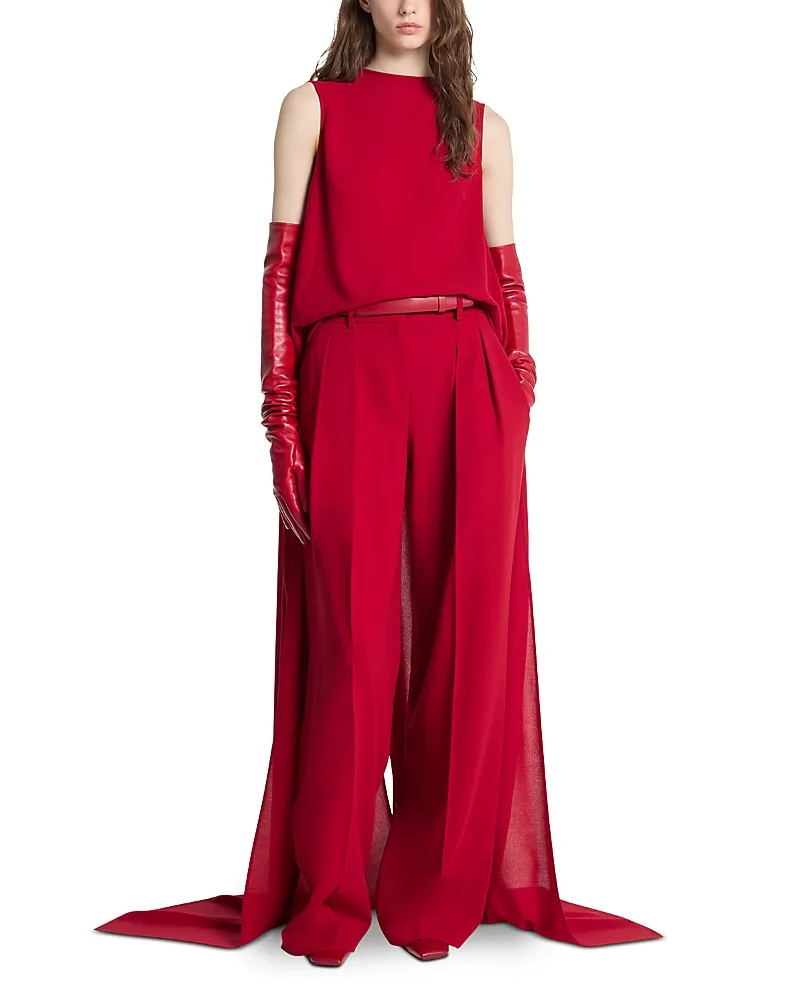 Michael Kors Collection Opera Wool Blouse