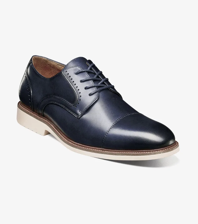 Stacy Adams Shoes Wesbridge Cap Toe Oxford Navy Size 11
