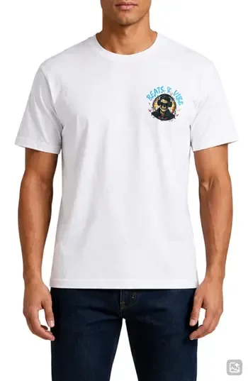 Bayyork Beats & Vibe Graphic T-Shirt in White at Nordstrom Rack, Size Large