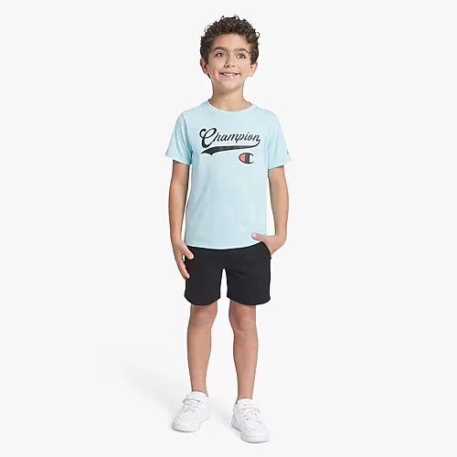 Champion Little Boys 2-pc. Short Set, 5, Blue