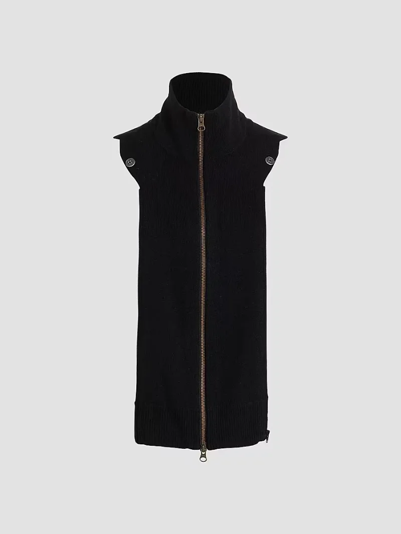 Veronica Beard Women's Uptown Merino Wool & Cashmere Dickey - Black
