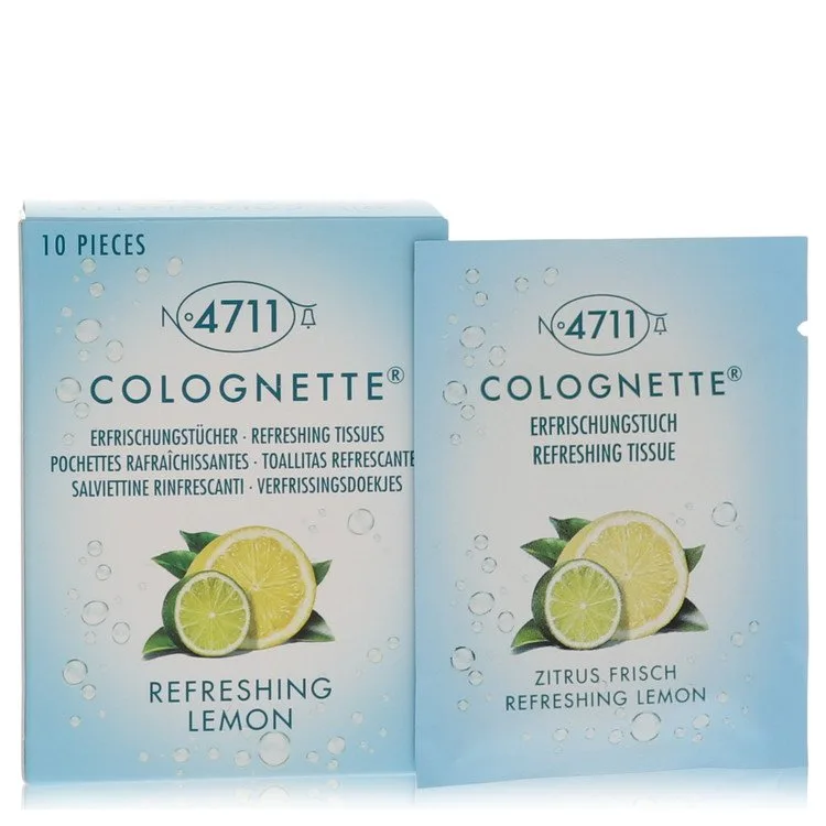 4711 Colognette Refreshing Lemon Accessories -- Box Of 10 Refreshing Tissues for Men