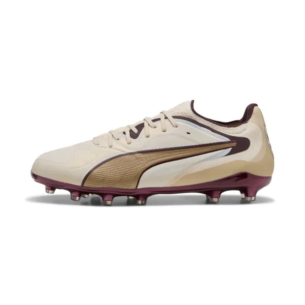 Tacos de Fútbol PUMA King 20 Ultimate Le Fg/ag en Talle 29 Sugared Almond/aubergine/PUMA Gold