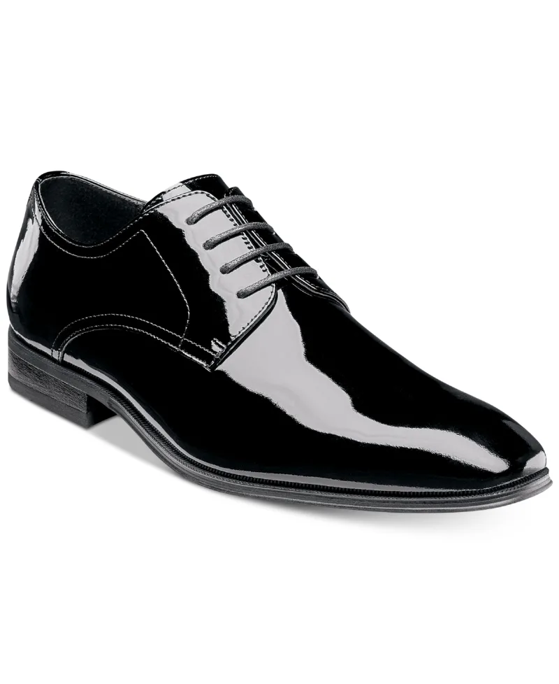 Florsheim Men's Tux Plain-Toe Oxfords - Black Patent