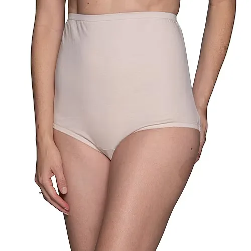 Vanity Fair Perfectly Yours Ravissant Cotton Briefs - 15318, 10, Brown