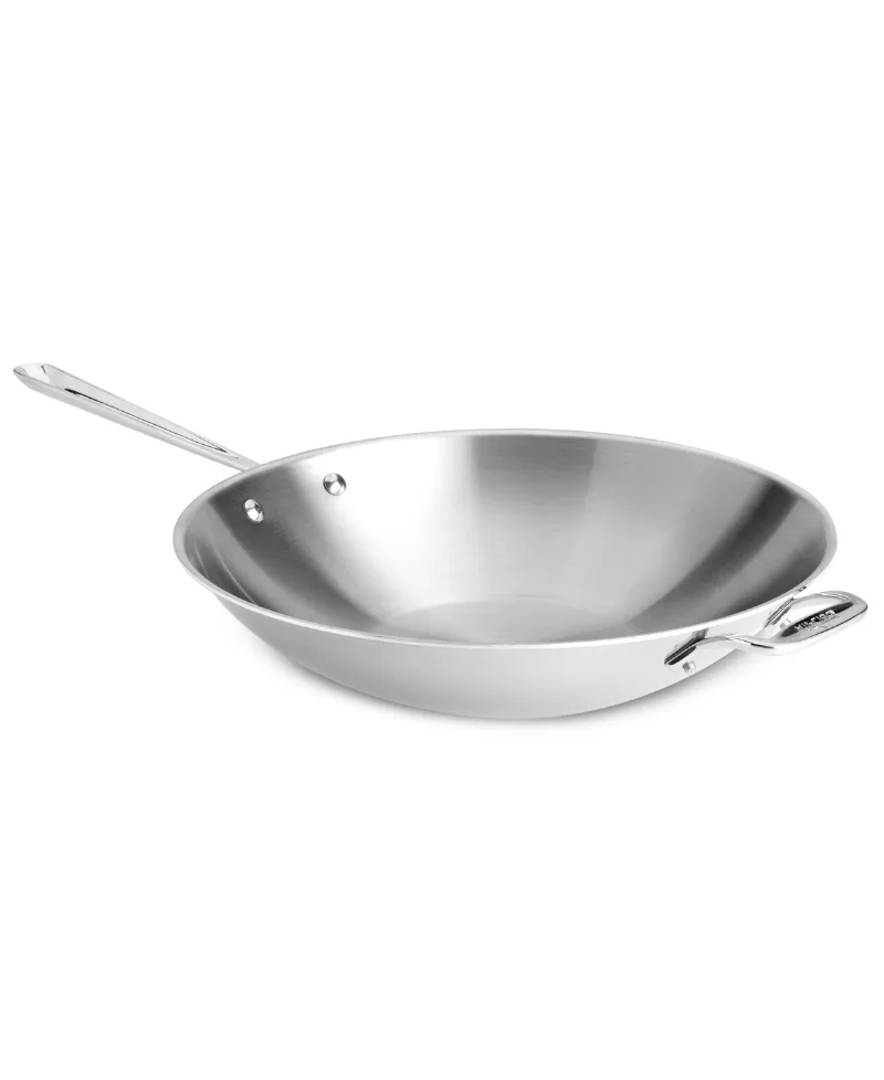 All-Clad Stainless Steel 14" Stir Fry - STAINLESS