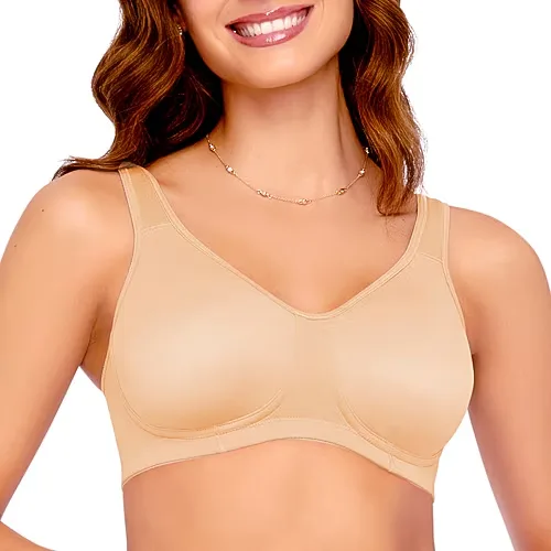Ilusion Full Coverage Wireless Smoothing Bra- 7306, B, Beige