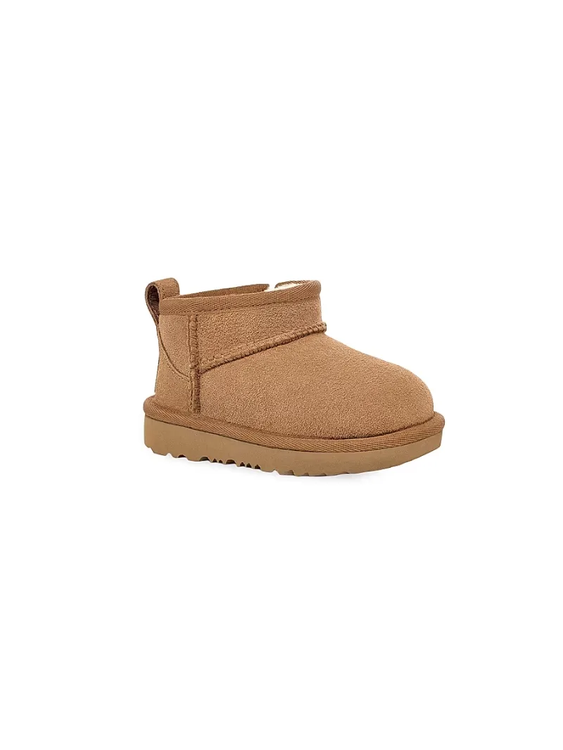 UGG Girl's Baby's, Little Girl's & Girl's Classic Ultra Mini Boots - Chestnut - Size 6 (Baby)