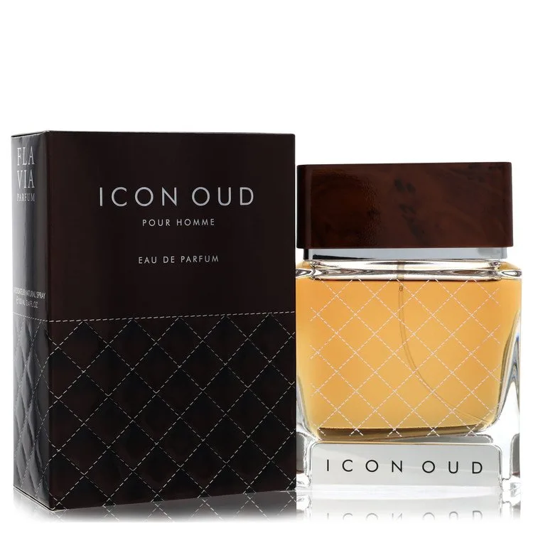 Flavia Icon Oud Cologne by Flavia 3.4 oz EDP Spray for Men