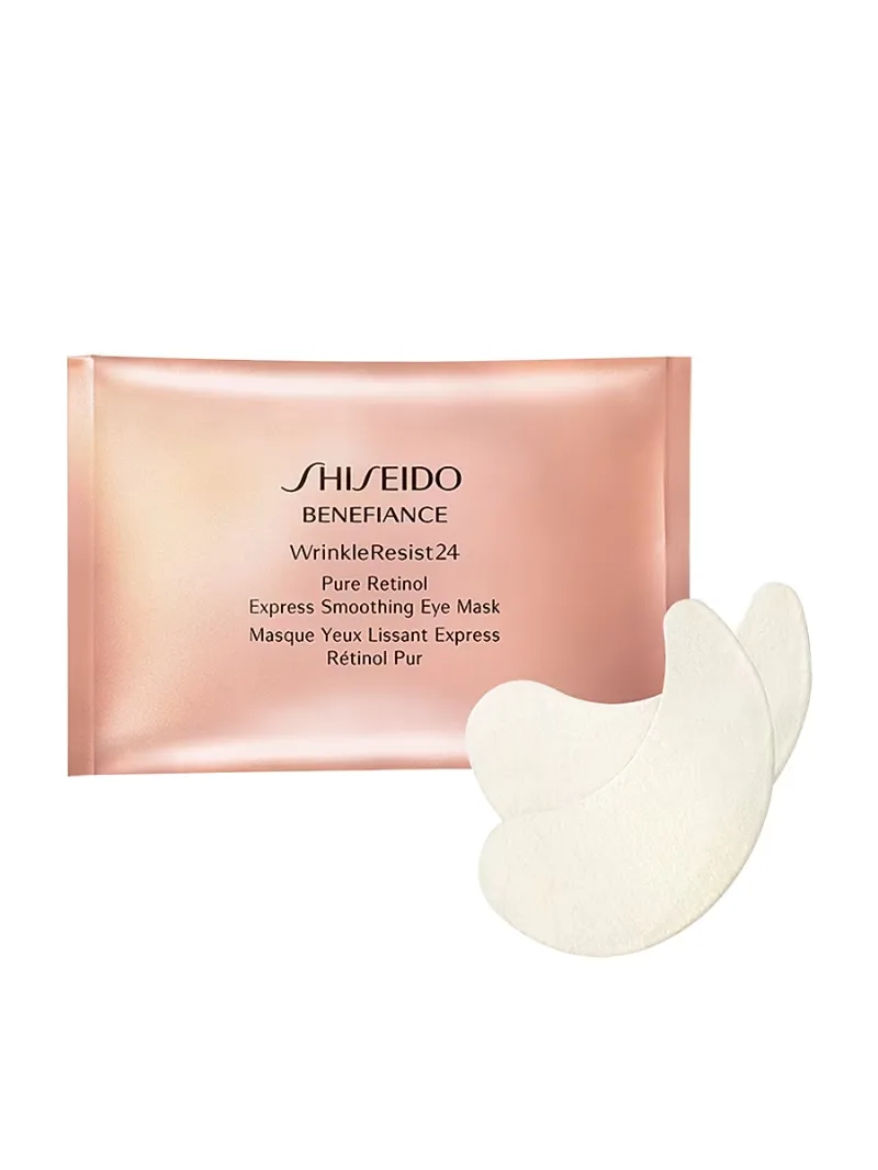 Shiseido by Shiseido Benefiance WrinkleResist24 Pure Retinol Express Smoothing Eye Mask -12pairs for WOMEN