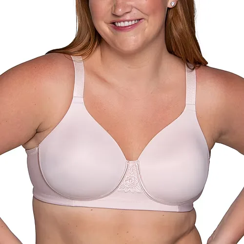 Vanity Fair Beauty Back Full-Figure Smoothing Comfort Wireless Bra - 71380, D, Pink