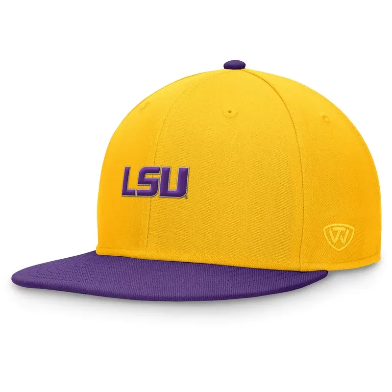 Top of the World /Purple LSU Tigers Rally Two-Tone Fitted Hat