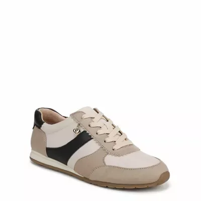 LifeStride Women's Fearless Lace Up Sneaker, Tan, 5.5M