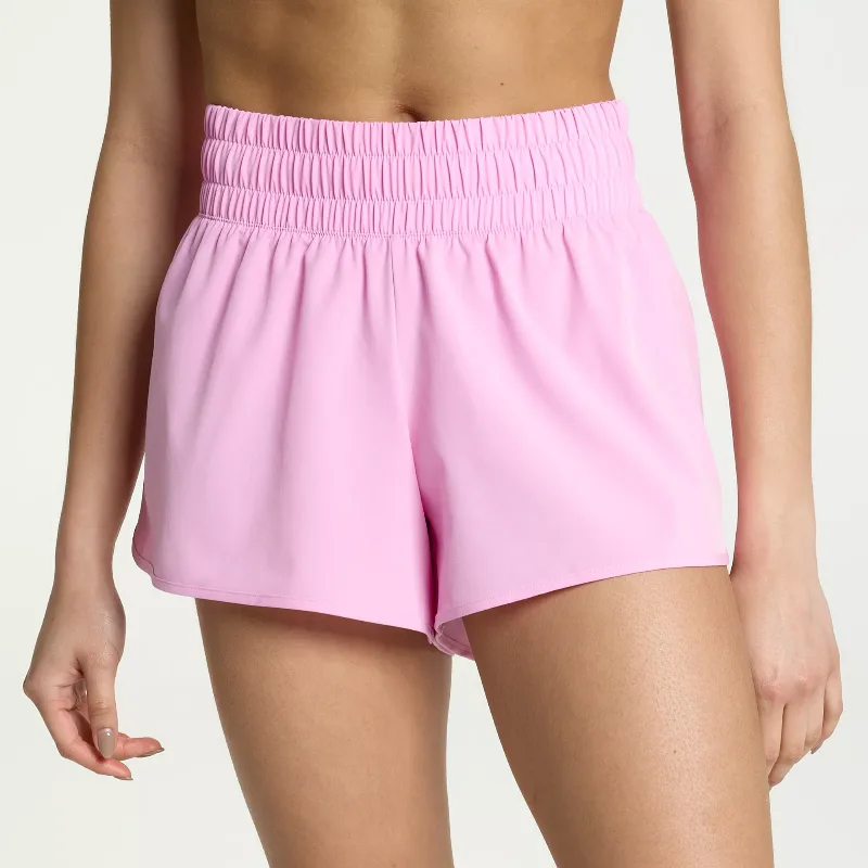 DSG Women's Updated High Rise Stride Short, Large, Lilac Chiffon