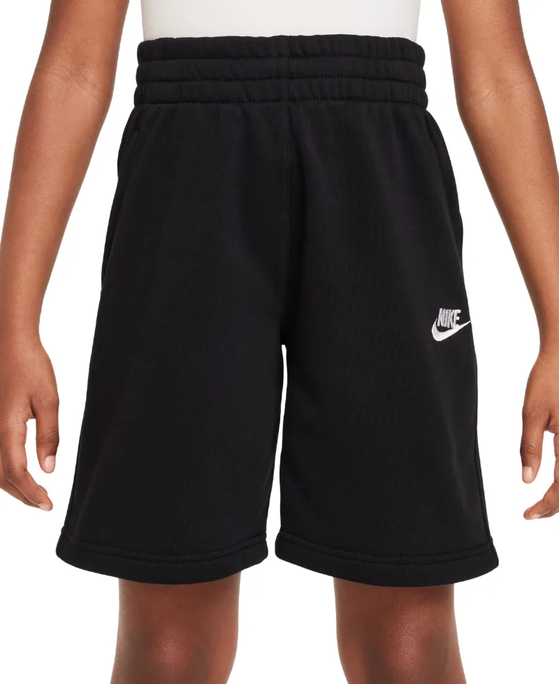 Nike Big Kids Sportswear Club Fleece French Terry 7" Shorts - Black