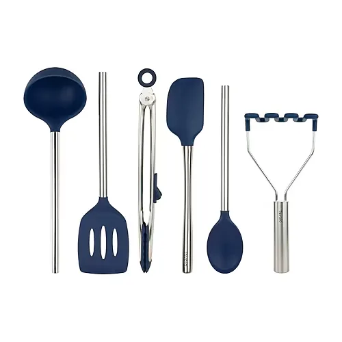 Tovolo All Silicone 6-pc. Utensil Set, One Size, Blue