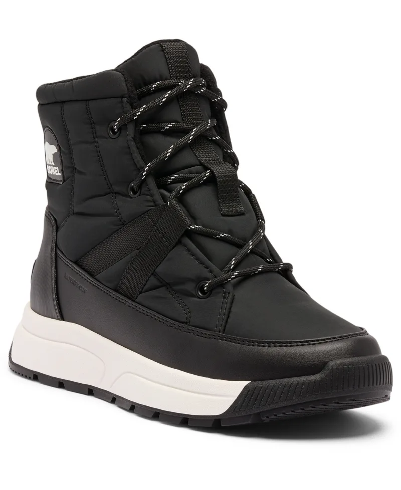 Sorel Women's Whitney Iii Mid Waterproof Boots - Black, Sea Salt