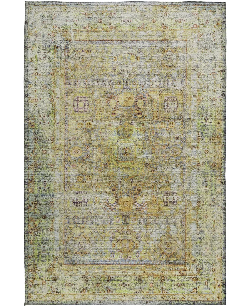 Dalyn Karaj Washable KJ1 9'x12' Area Rug - Grass, Jade