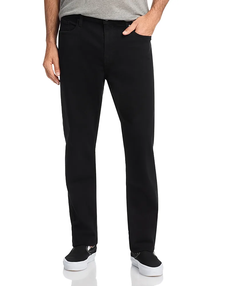 Paige Transcend Lennox Slim Fit Jeans in Black