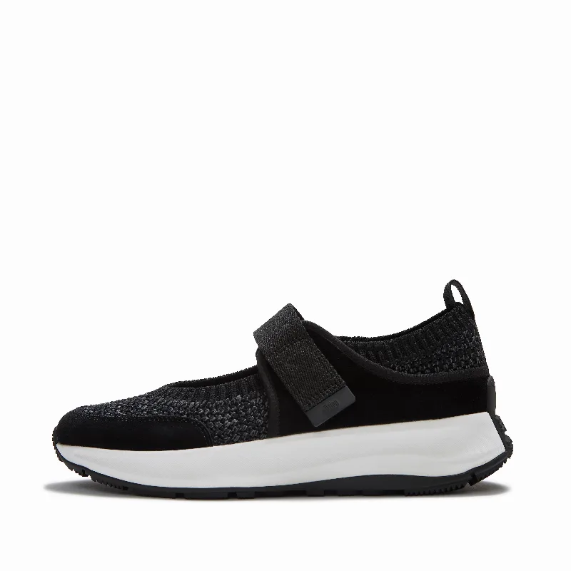 F-MODE Flow Suede Mary Jane Sneakers