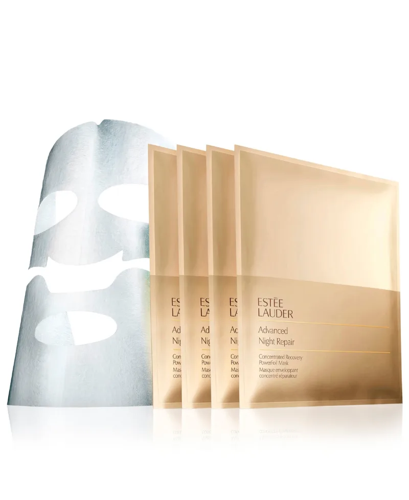 Estee Lauder Advanced Night Repair Concentrated Treatment Face Mask with Hyaluronic Acid, 4-Pack