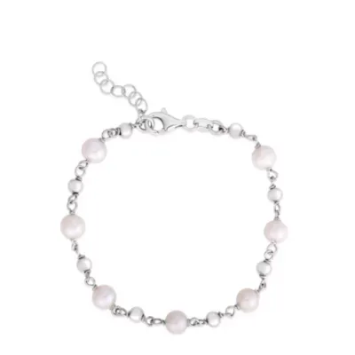 Belk & Co Sterling Silver Pearl Bracelet
