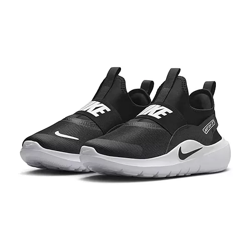 Nike Flex Runner 4 Big Kid Unisex Running Shoes, 4 1/2 Medium, Black