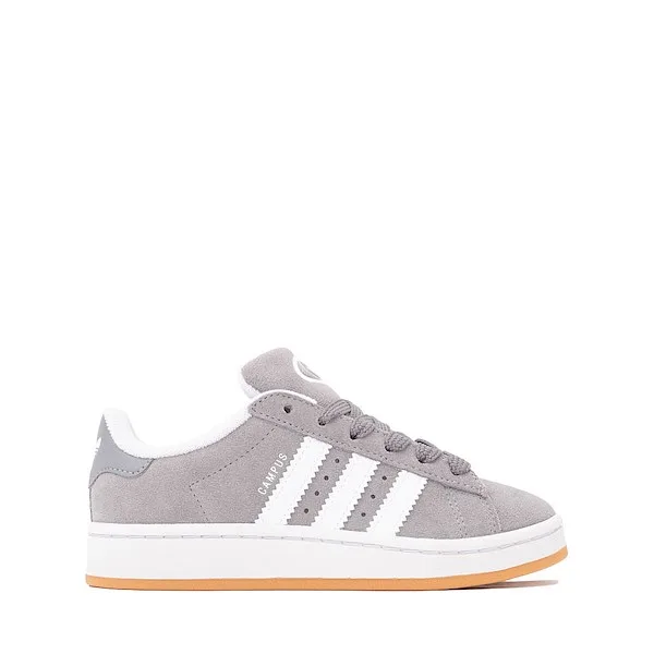 adidas Campus '00s Athletic Shoe - Little Kid - Grey / White / Gum
