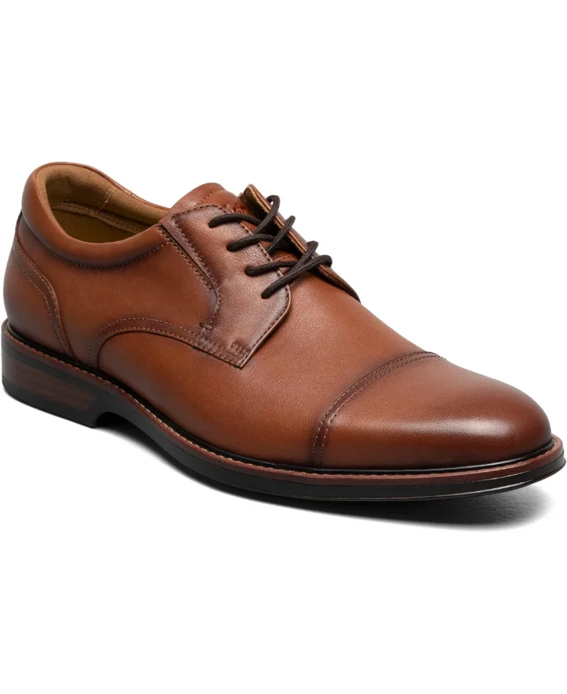 Florsheim Men's Traveler Cap Toe Oxford - Cognac