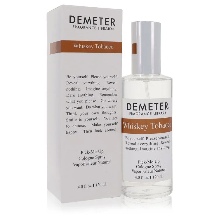 Demeter Whiskey Tobacco Cologne by Demeter 4 oz Cologne Spray for Men