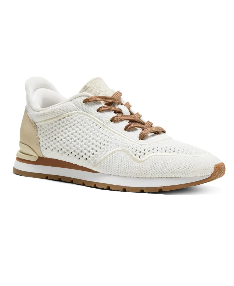 Vivaia Women's Allday Unisex Slip-On Mesh Sneakers - Wht/buff beige/doeskin