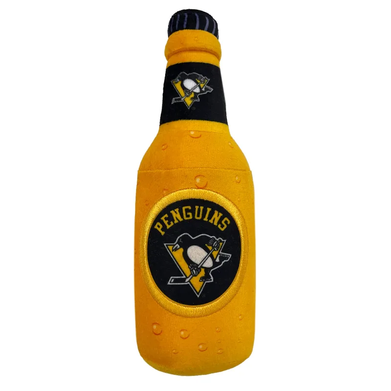 Pets First Pittsburgh Penguins Plush Bottle Dog Toy | PetSmart
