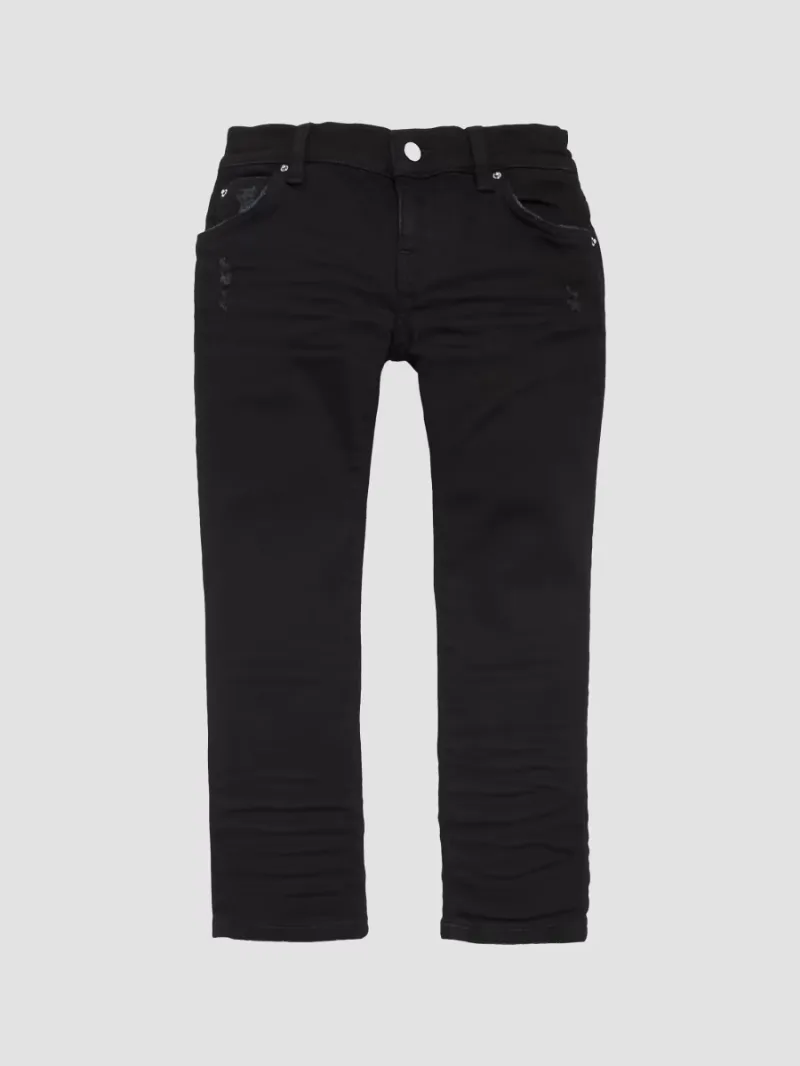 Amiri Unisex Little Kid's & Kid's Stack Jeans - Black - Size 8