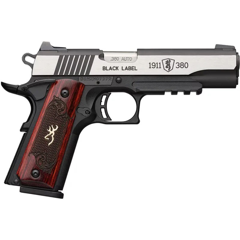Browning 1911-380 Black Label Medallion Pro 380 ACP 4.25 in Centerfire Pistol