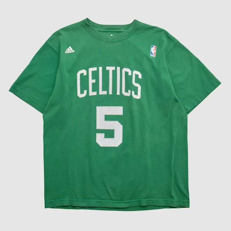 Boston Celtics Adidas 2000s T-shirt - Green - S by Fanatics Real Vintage