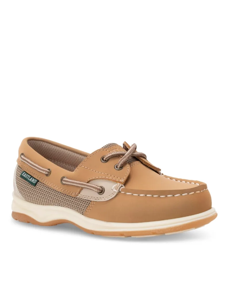 Eastland Shoe Little and Big Kids Solstice Boat Shoe - Tan
