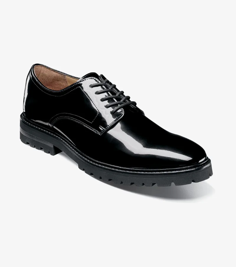 Stacy Adams Shoes Hartcliffe Plain Toe Oxford Black Patent Size 14