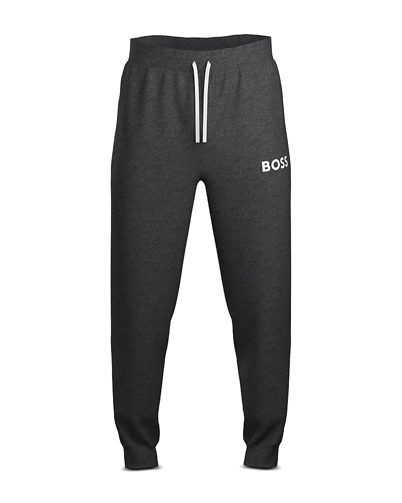 Boss Ease Cotton Logo Print Joggers Regular Fit
