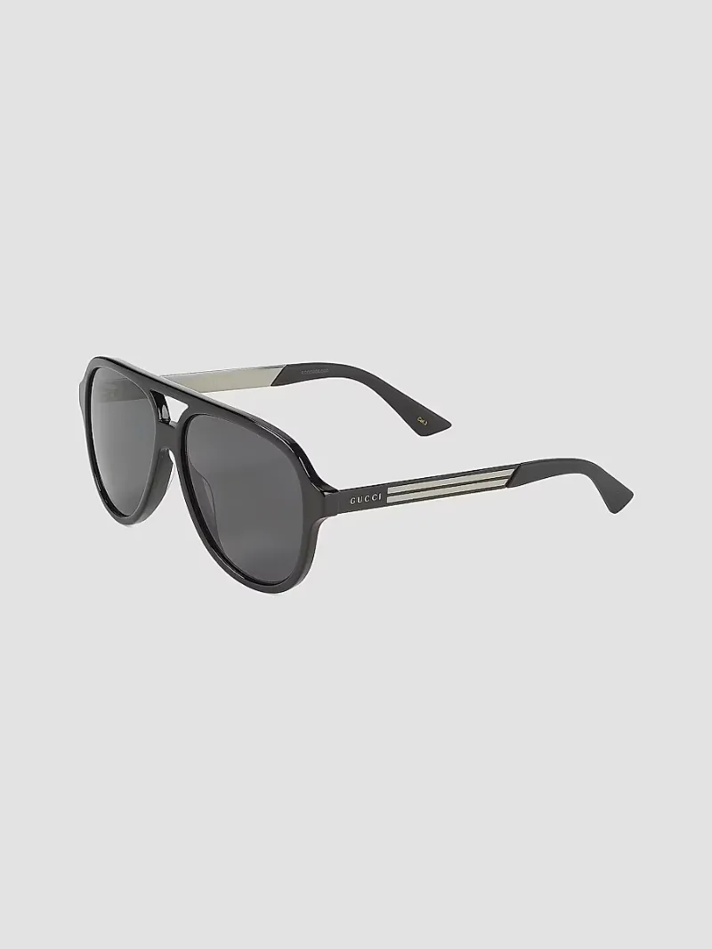 Gucci Men's 59MM Aviator Sunglasses - Black