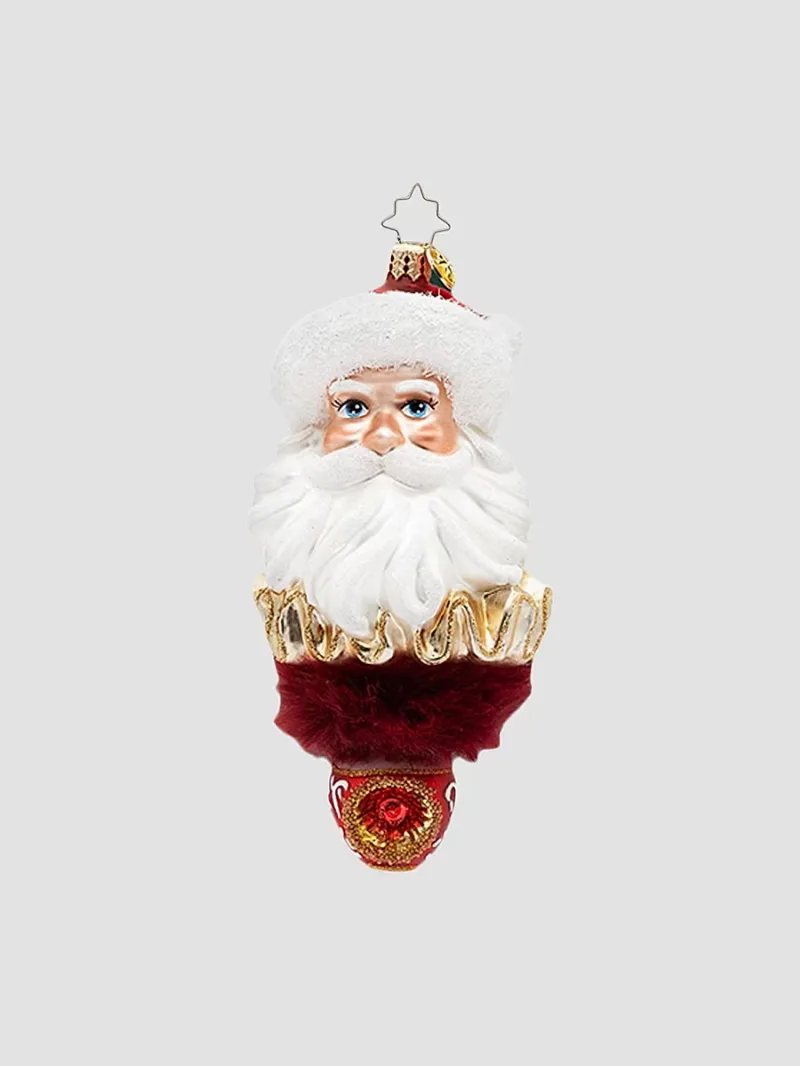 Christopher Radko Marvelous Nicholas Glass Santa Ornament