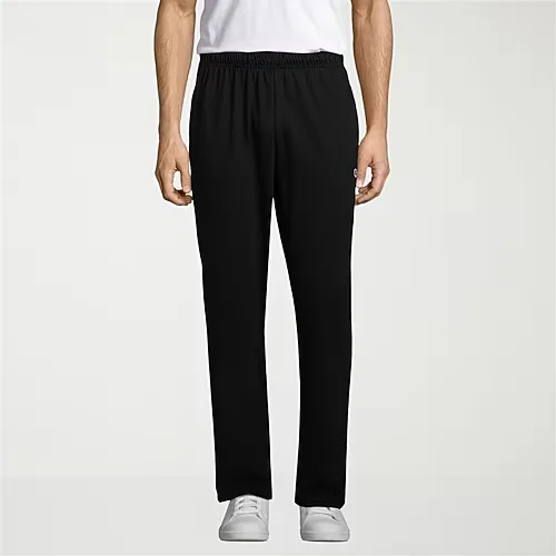Champion Jersey Mens Straight Loose Fit Workout Pant, X-large, Black