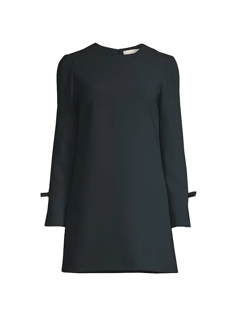 Women's Lily Long-Sleeve Shift Dress - Dark Midnight - Size 4