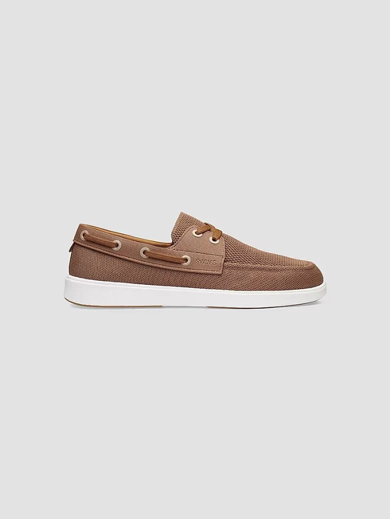 Swims Men's Breeze Boat Shoes - Cognac White Gum - Size 8