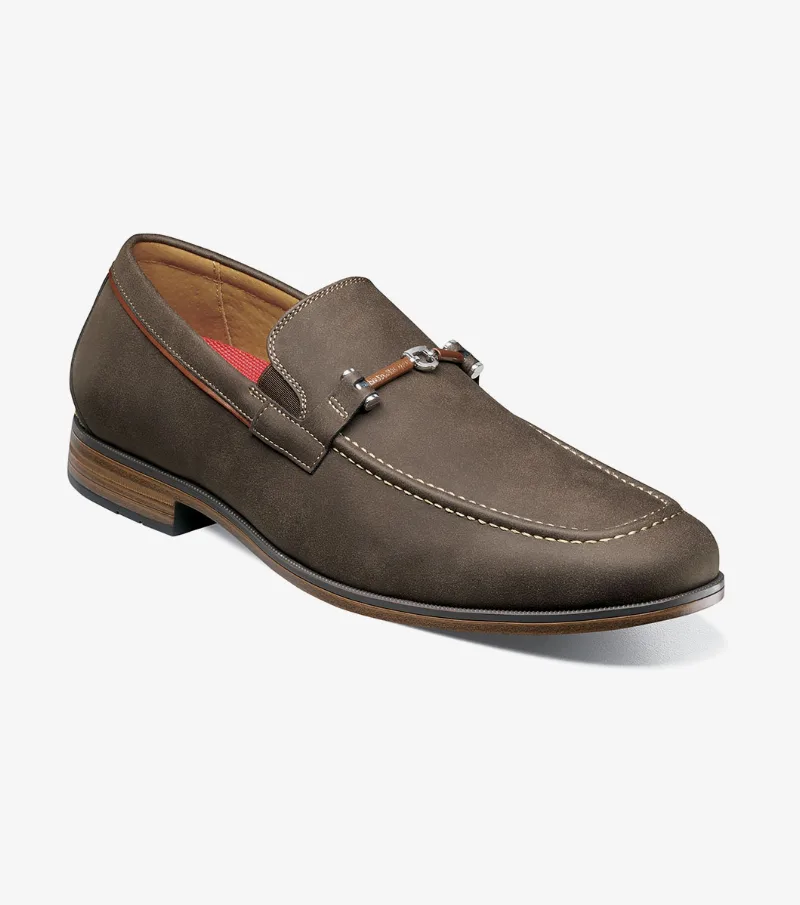 Stacy Adams Shoes Richardson Moc Toe Bit Slip On Brown Size 7.5