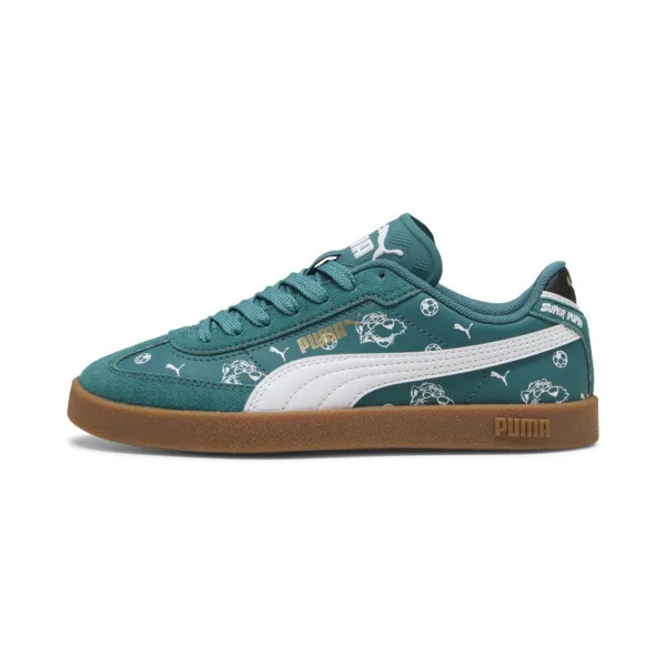 Tenis PUMA Club II Era Super para Adolescentes en Talle 24.5 Emerald Ice/PUMA White