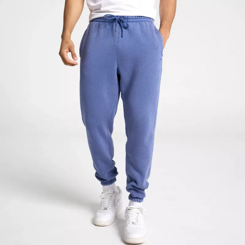 DSG Men's Classic Washed Fleece Cinch Pants, XL, Light Navy