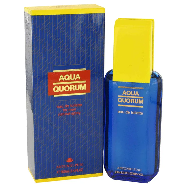 Aqua Quorum Cologne by Antonio Puig 3.4 oz EDT Spray for Men